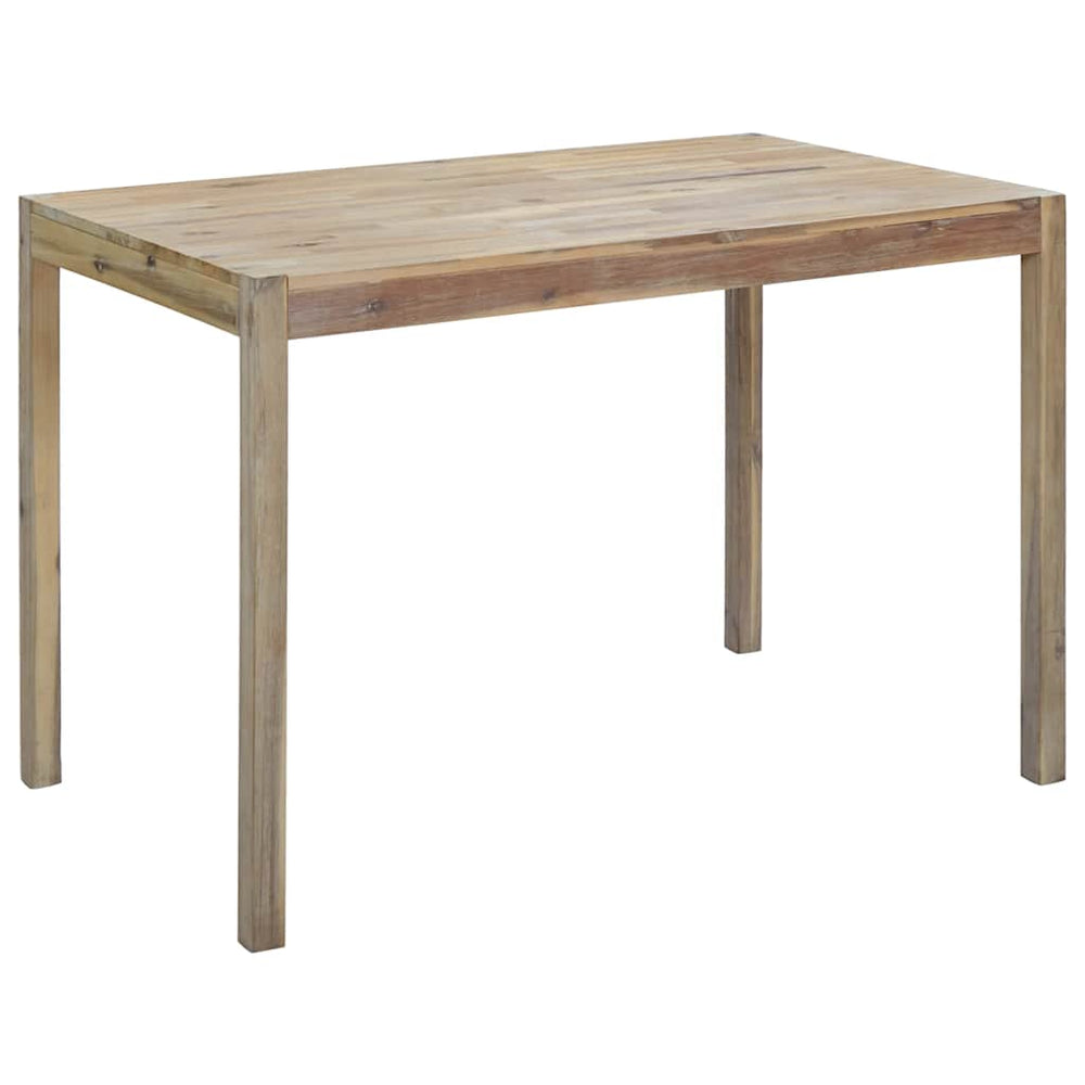 vidaXL Table de salle à manger 120x70x75 cm Bois d'acacia massif