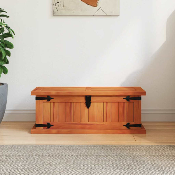 vidaXL Coffre de rangement 60 x 25 x 22 cm Bois d'acacia massif