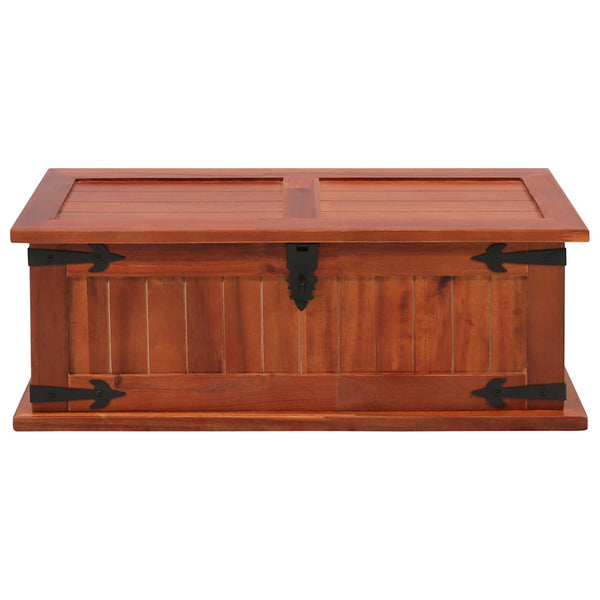 vidaXL Coffre de rangement 60 x 25 x 22 cm Bois d'acacia massif