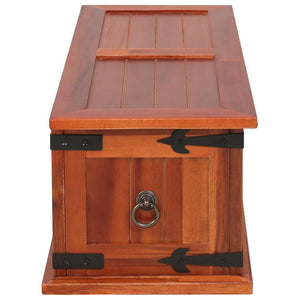 vidaXL Coffre de rangement 60 x 25 x 22 cm Bois d'acacia massif