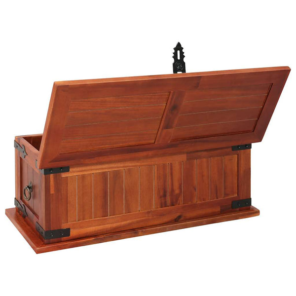 vidaXL Coffre de rangement 60 x 25 x 22 cm Bois d'acacia massif