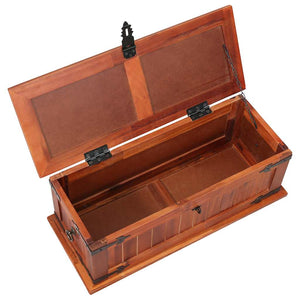 vidaXL Coffre de rangement 60 x 25 x 22 cm Bois d'acacia massif