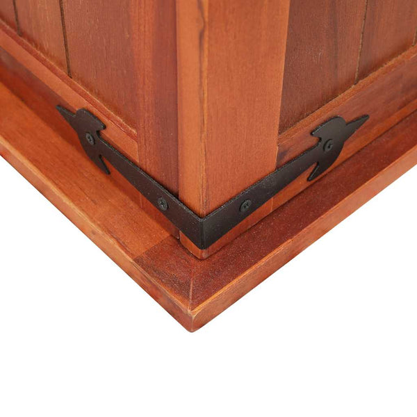 vidaXL Coffre de rangement 60 x 25 x 22 cm Bois d'acacia massif