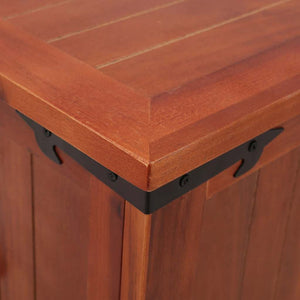 Aufbewahrungstruhe 60 x 25 x 22 cm Akazien-Massivholz
