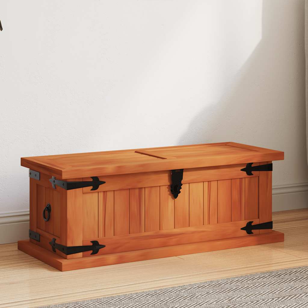 vidaXL Coffre de rangement 60 x 25 x 22 cm Bois d'acacia massif