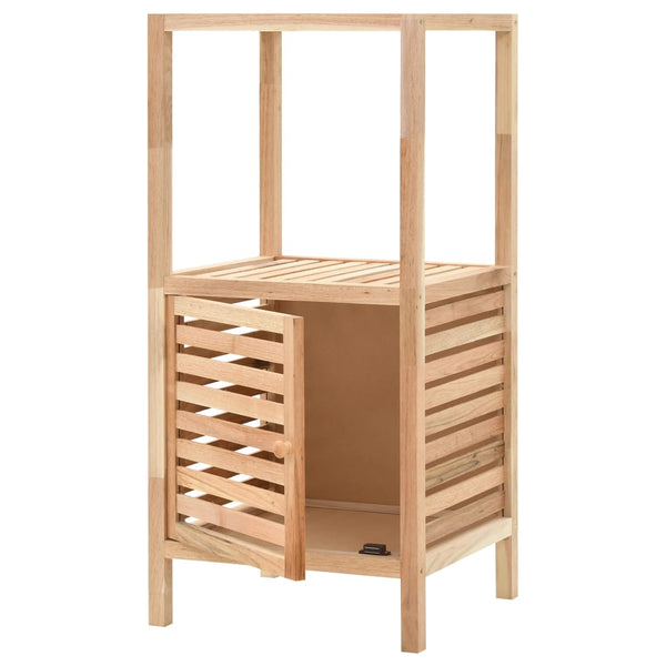 vidaXL Meuble de salle de bain en noyer massif 39,5x35,5x86 cm