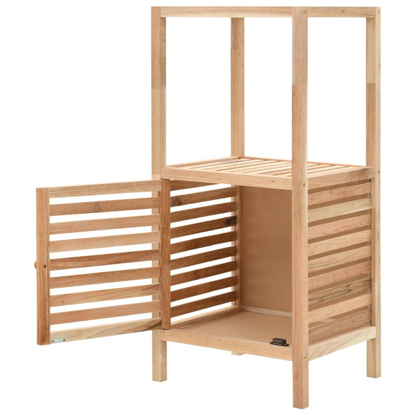 vidaXL Meuble de salle de bain en noyer massif 39,5x35,5x86 cm