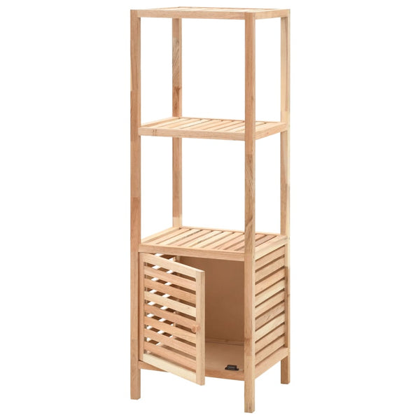 vidaXL Meuble de salle de bain en bois de noyer massif 39,5x35,5x123 cm