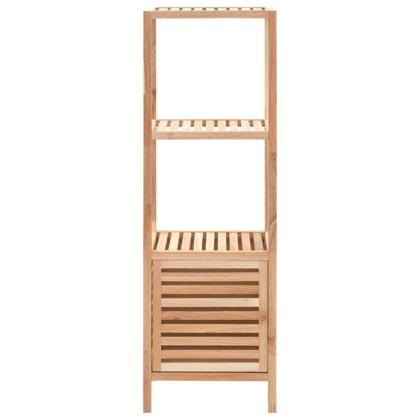 vidaXL Meuble de salle de bain en bois de noyer massif 39,5x35,5x123 cm