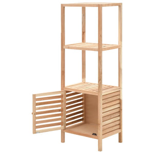 vidaXL Meuble de salle de bain en bois de noyer massif 39,5x35,5x123 cm
