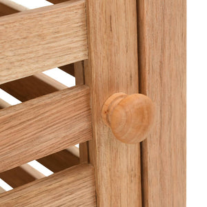 vidaXL Meuble de salle de bain en bois de noyer massif 39,5x35,5x123 cm