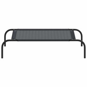 Erhöhtes Hundebett Schwarz S Textilene