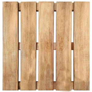 Terrassenfliese Braun 50x50 cm, 6er-Set