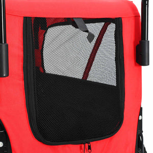 2-in-1 Hunde Fahrradanhänger & Buggy