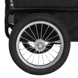2-in-1 Hunde Fahrradanhänger & Buggy