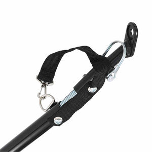 vidaXL Remorque de vélo 2-en-1 et poussette pour chien Gris et bleu