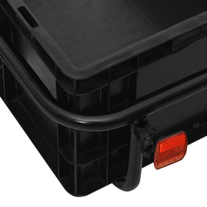 2-in-1 Fahrradanhänger & Handwagen Schwarz