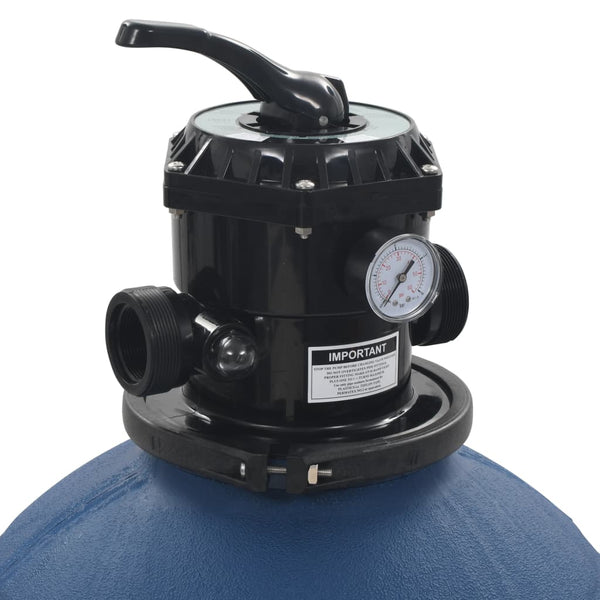 Pool Sandfilter mit 6-Wege-Ventil 560mm