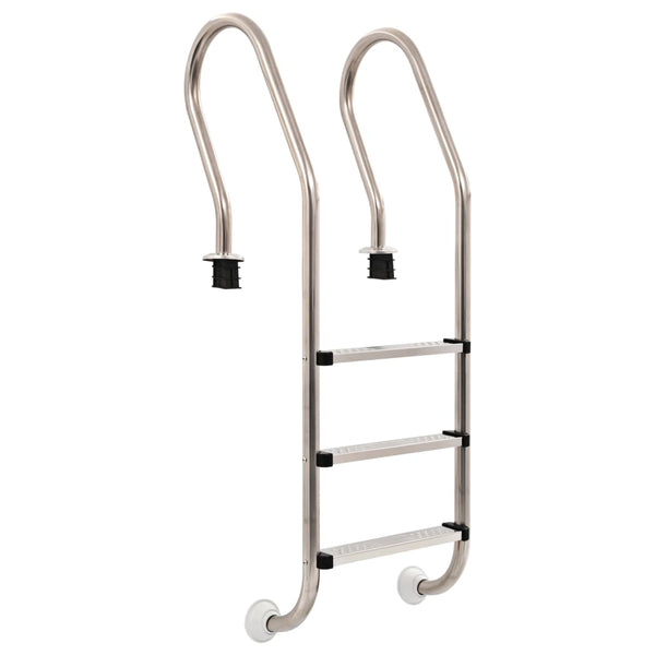 Poolleiter 3-Stufen Edelstahl 120cm