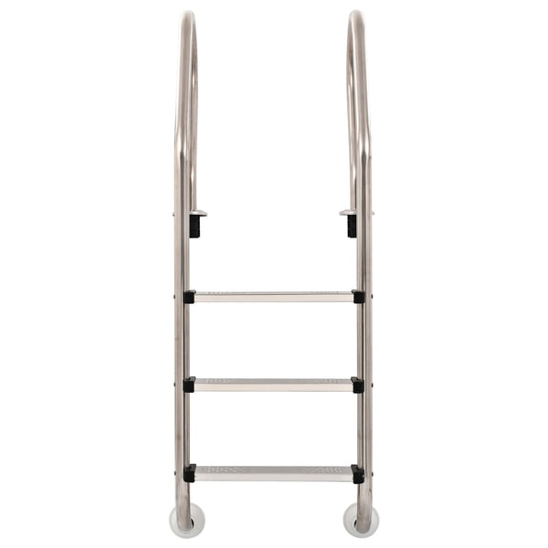 Poolleiter 3-Stufen Edelstahl 120cm