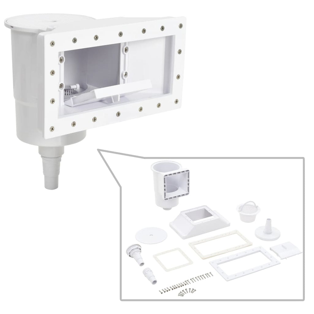 vidaXL 11-pc. Wide Mouth Pool Skimmer 34.3 x 25 x 30.5 cm