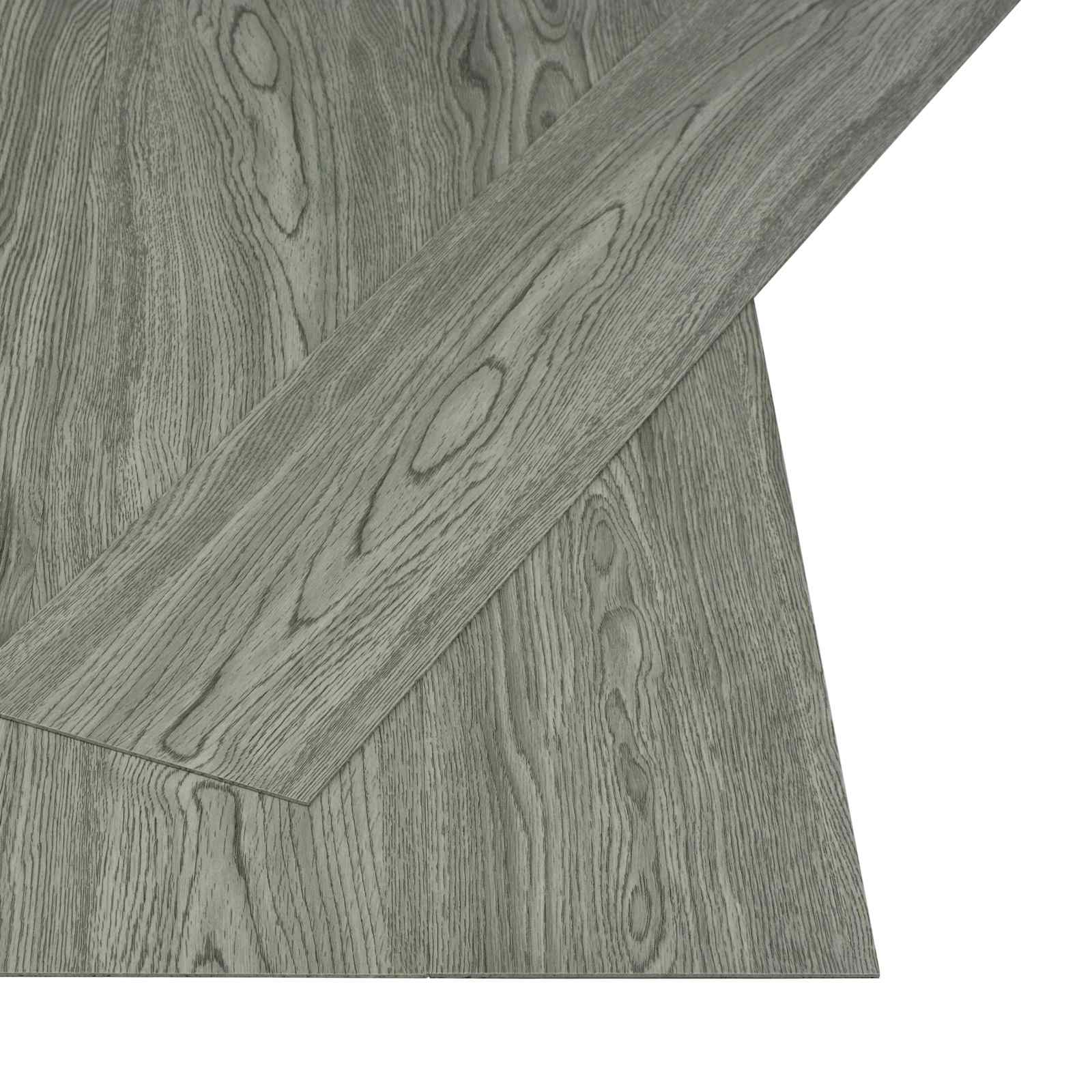 Selbstklebende Bodenfliesen Natur Grau 4,46 m²