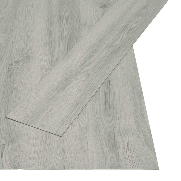 Selbstklebende Bodenfliesen Hellgrau 4,46 m²