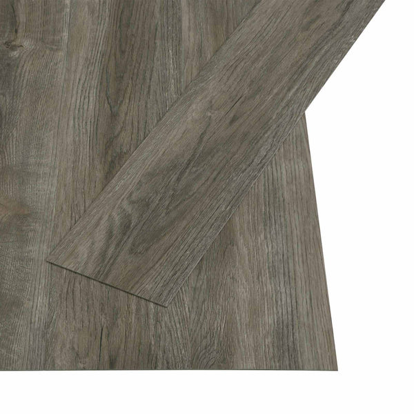 Selbstklebende Bodenfliesen Grau Braun 4,46 m²