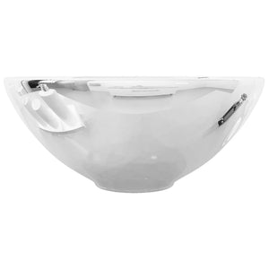vidaXL Lavabo 32,5 x 14 cm Céramique Argenté
