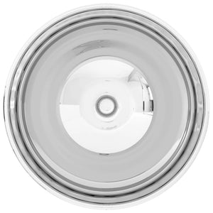 vidaXL Lavabo 32,5 x 14 cm Céramique Argenté