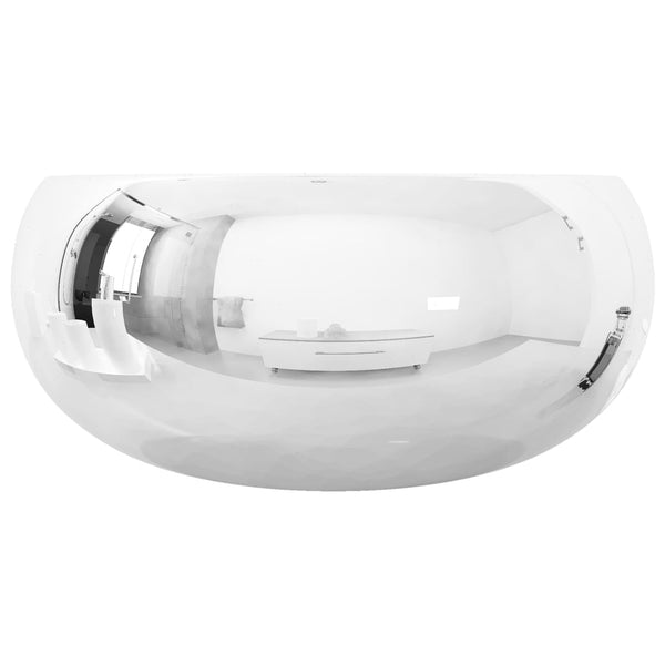 Waschbecken 40 x 15 cm Keramik Silbern