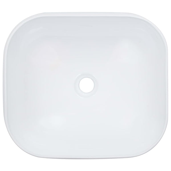 Waschbecken 44,5 x 39,5 x 14,5 cm Keramik Weiß