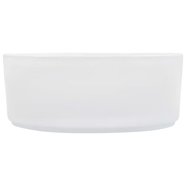 Waschbecken 36 x 14 cm Keramik Weiß