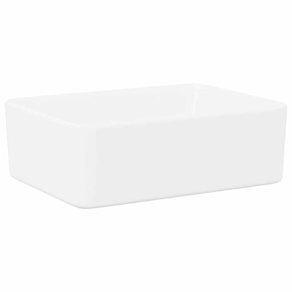 Waschbecken 40 x 30 x 13 cm Keramik Weiß