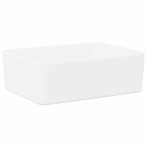 Waschbecken 40 x 30 x 13 cm Keramik Weiß