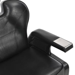 Friseurstuhl Schwarz 72×68×98 cm Kunstleder