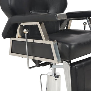 Friseurstuhl Schwarz 72×68×98 cm Kunstleder