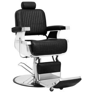 Friseurstuhl Schwarz Kunstleder