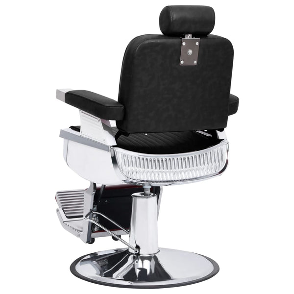 vidaXL Fauteuil de barbier Noir 68x69x116 cm Similicuir