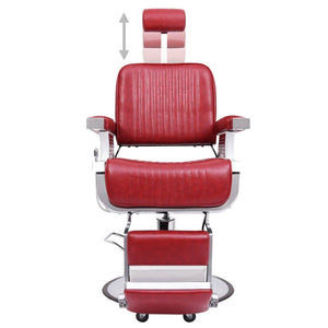 Friseurstuhl Rot 68x69x116 cm Kunstleder