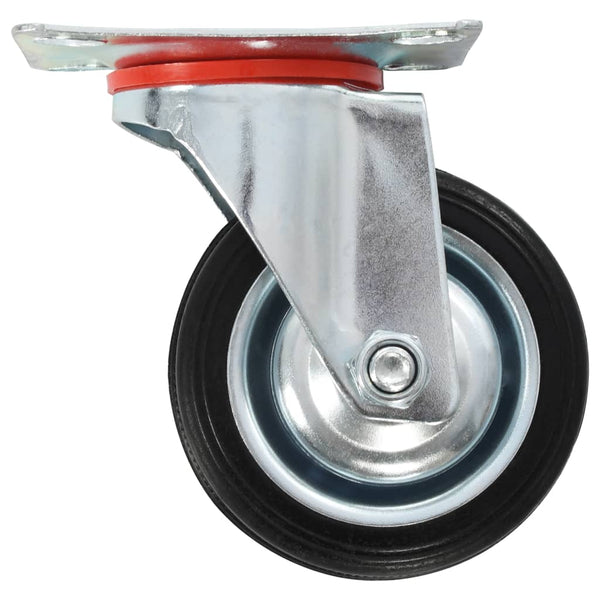 vidaXL Swivel Casters 4 pcs. 75 mm
