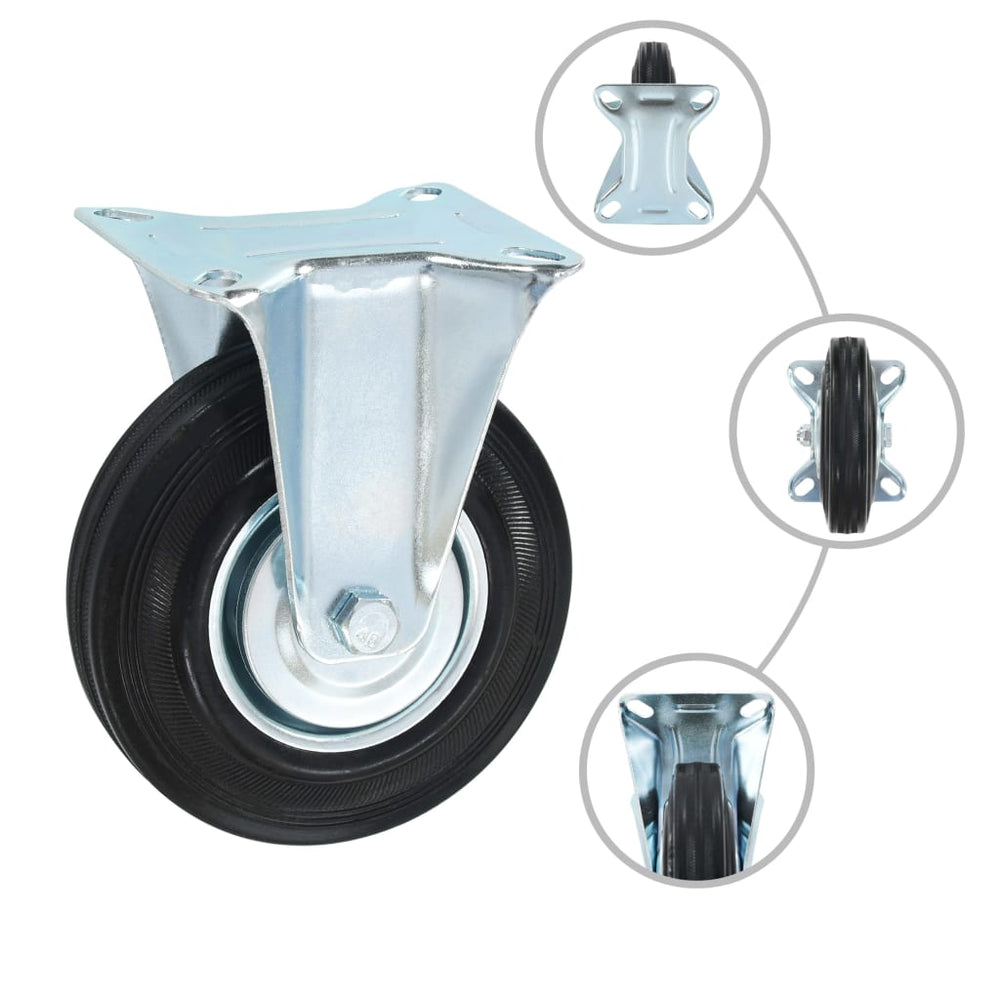 vidaXL Roulettes pivotantes 4 pcs 125 mm