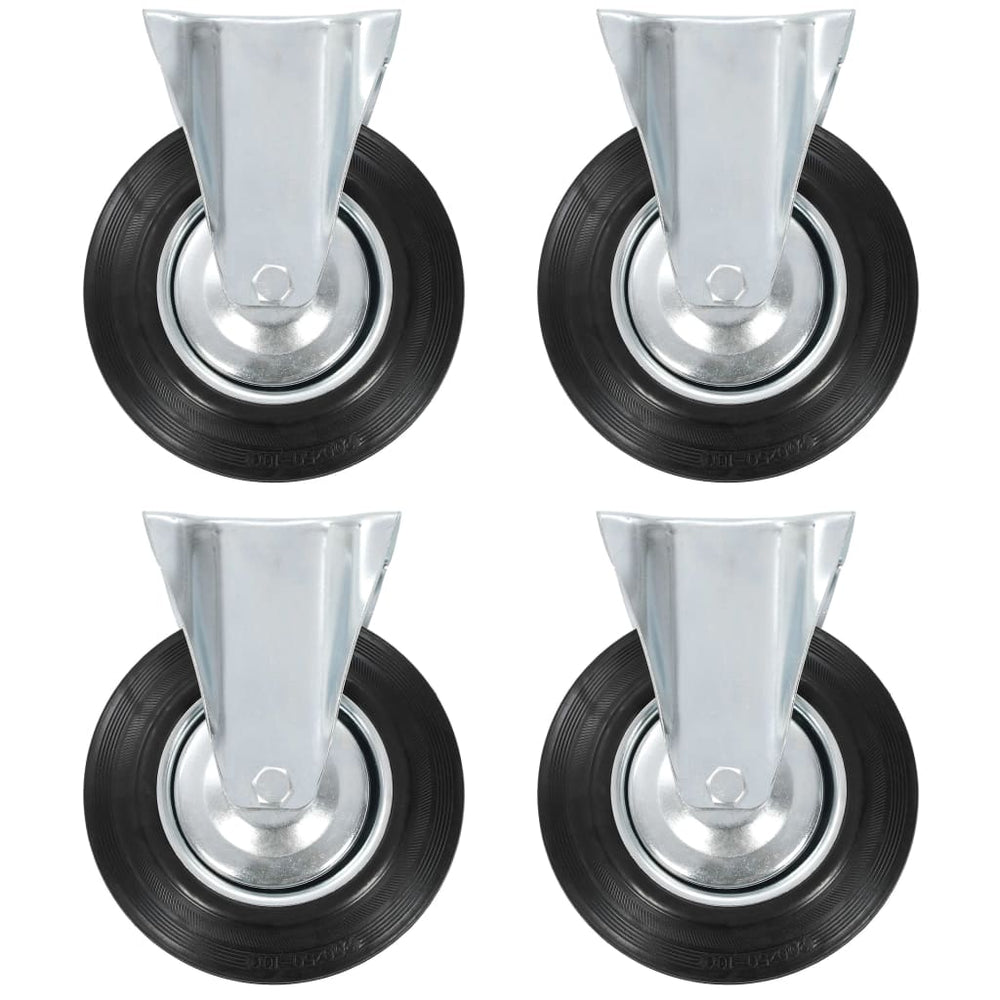 vidaXL Roulettes pivotantes 4 pcs 200 mm