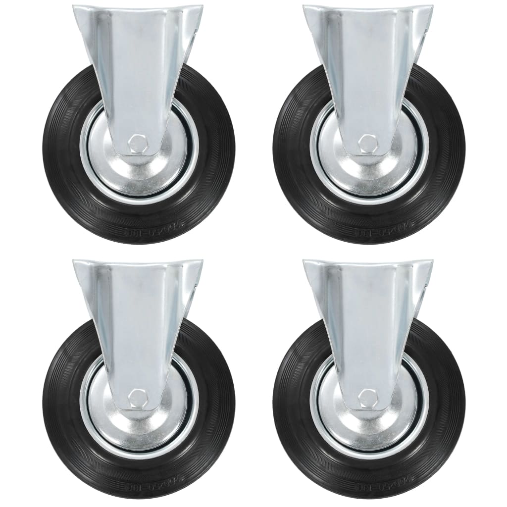 vidaXL Roulettes pivotantes 4 pcs 200 mm