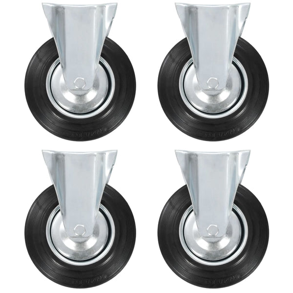 vidaXL Roulettes pivotantes 4 pcs 200 mm