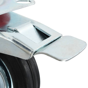 vidaXL Roulettes pivotantes 4 pcs 100 mm