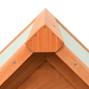 Hundehütte Kiefernholz & Tannenholz Massiv 72x85x82 cm