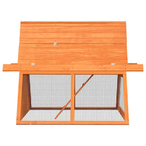 Kaninchenstall Kiefernholz & Tannenholz 152x128x108 cm