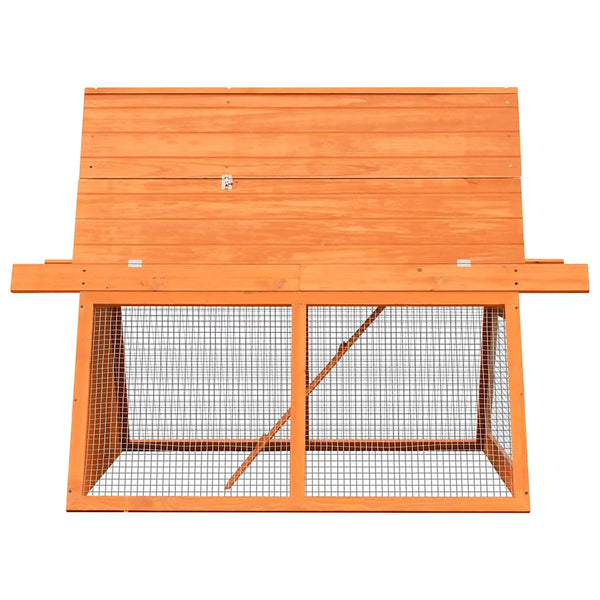 Kaninchenstall Kiefernholz & Tannenholz 152x128x108 cm