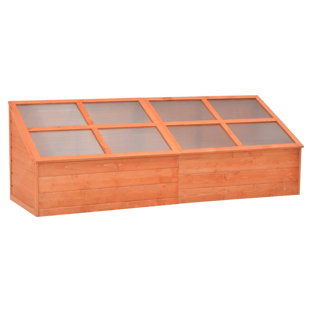 Frühbeet Holz 180x57x62 cm